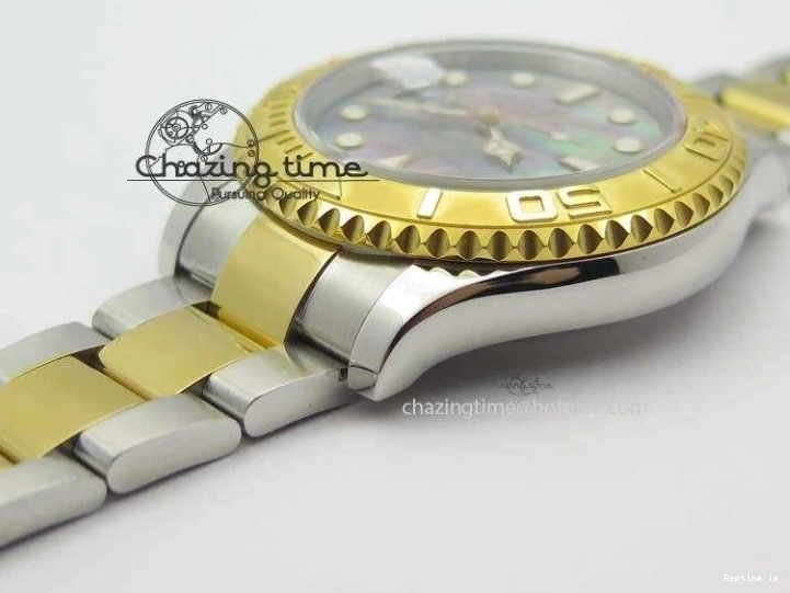 1227 MultiPurpose Yacht-Master 116622 JF Best Edition SS YG Gray MOP Dial On Bracelet A 3863